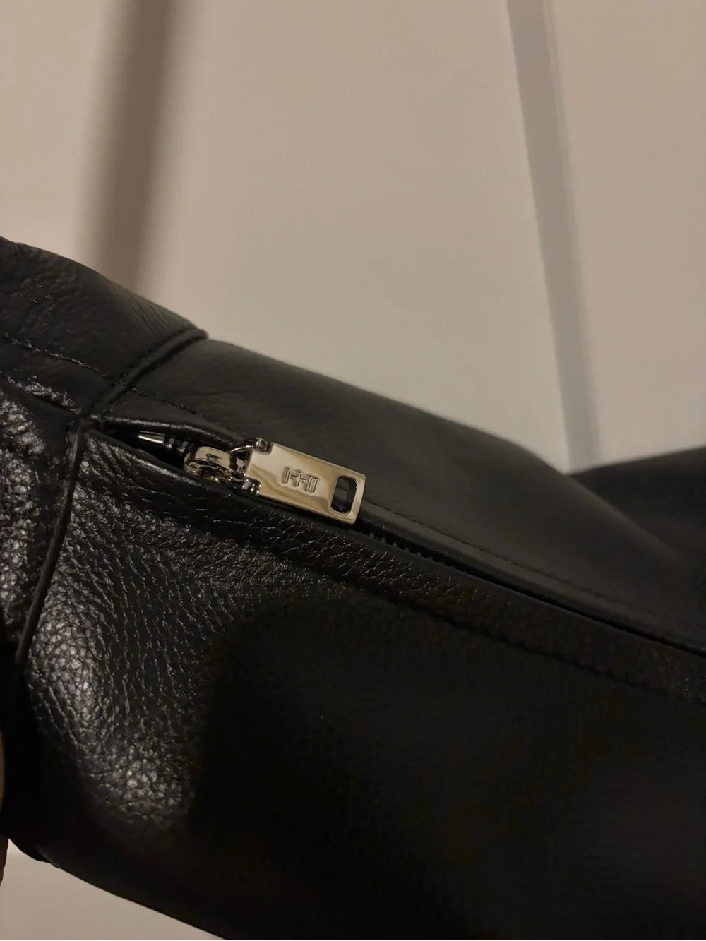 Dylan Kain Black Leather Hobo Bag
